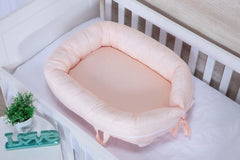 Ninho redutor 100% algodão algodão - salmão