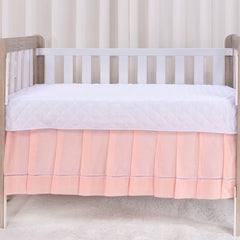 Saia de Berço Americano Ponto Palito Microfibra - Salmão