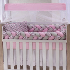 KIT BERÇO SLIM 08 PEÇAS 100% ALGODÃO - AMORA