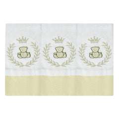 BABETE BORDADA 03 PÇS - THED