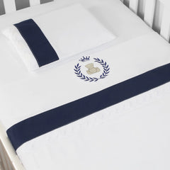 JG. DE LENÇOL AMERIC. 03 PÇS - THED MARINHO