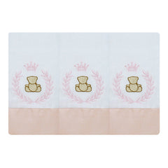 BABETE BORDADA 03 PÇS - THED