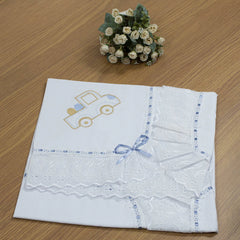 MANTA DE PIQUET C/ LASIE 100% ALGODÃO - TRANSPORTE