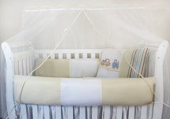 KIT KIDS COM MOSQUITEIRO COMUM 07 PEÇAS - TRANSPORTE