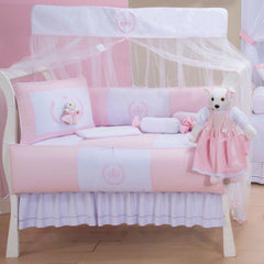 KIT DE BERÇO GLAMOUR 09 PEÇAS - URSA REALEZA POÁ