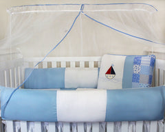 KIT KIDS COM MOSQUITEIRO COMUM 07 PEÇAS - VELEIRO