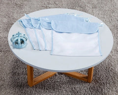 jogo de saquinho maternidade 4 peças - azul