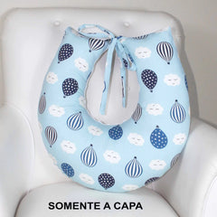 Capa De Almofada Amamentação Mt - Balãozinho Marinho