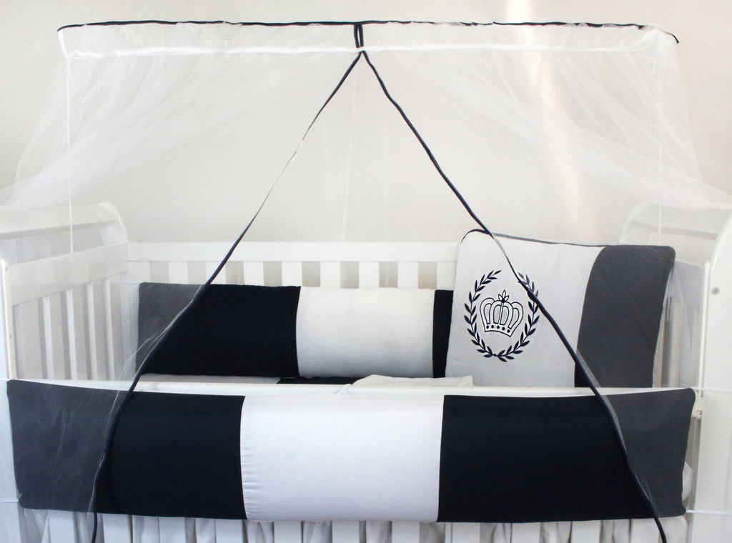 KIT KIDS COM MOSQUITEIRO COMUM 07 PEÇAS - REALEZA MARINHO