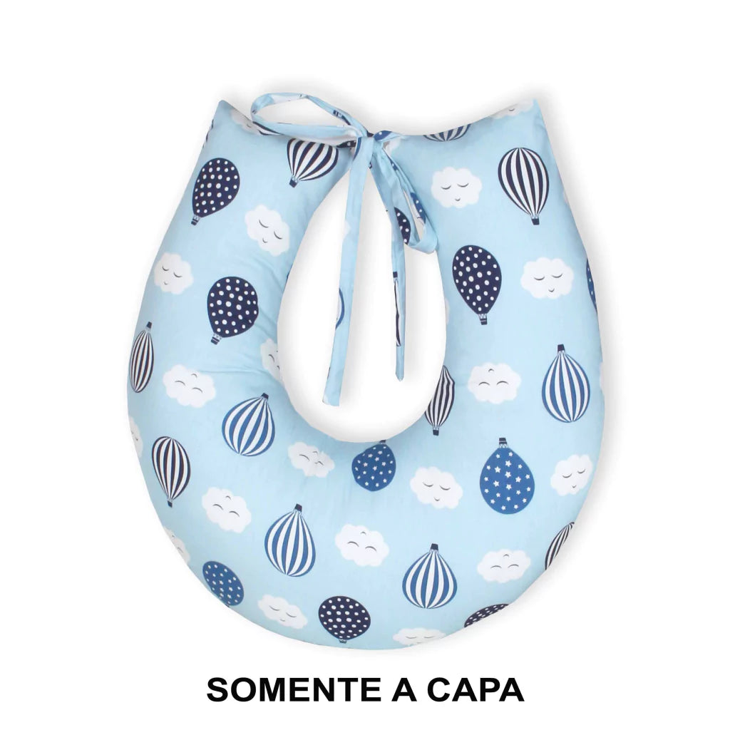 Capa De Almofada Amamentação Mt - Balãozinho Marinho