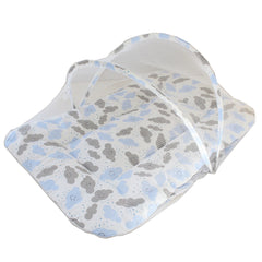 COLCHONETE PORTÁTIL C/ MOSQUETEIRO - CHUVA DE BENÇÃO AZUL