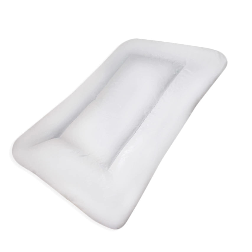 COLCHONETE PORTÁTIL C/ MOSQUETEIRO - PROVENÇAL AZUL FUNDO BRANCO