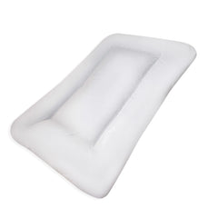 COLCHONETE PORTÁTIL C/ MOSQUETEIRO - PROVENÇAL AZUL FUNDO BRANCO