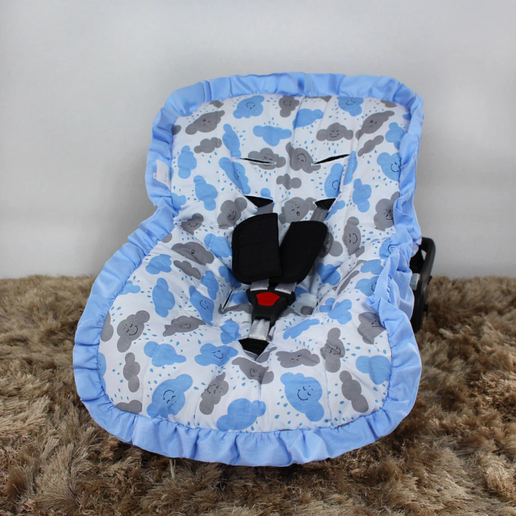 Capa De Bebê Conforto Mt - Chuva De Benção Azul