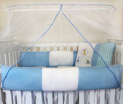 KIT KIDS COM MOSQUITEIRO COMUM 07 PEÇAS - BICHINHOS