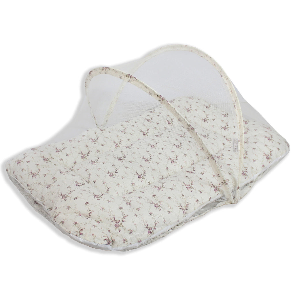 COLCHONETE PORTÁTIL C/ MOSQUETEIRO - FLORAL FERRUGEM