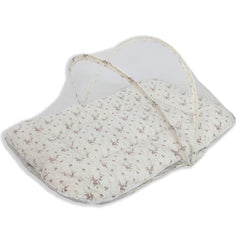 COLCHONETE PORTÁTIL C/ MOSQUETEIRO - FLORAL FERRUGEM