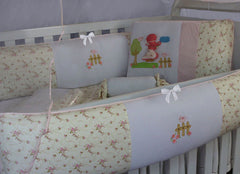 Kit Berço Glamour 09 Peças - Camponesa