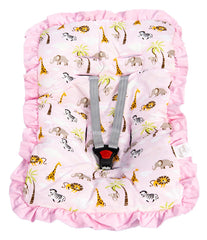 Capa De Bebê Conforto Mt - Floresta Rosa