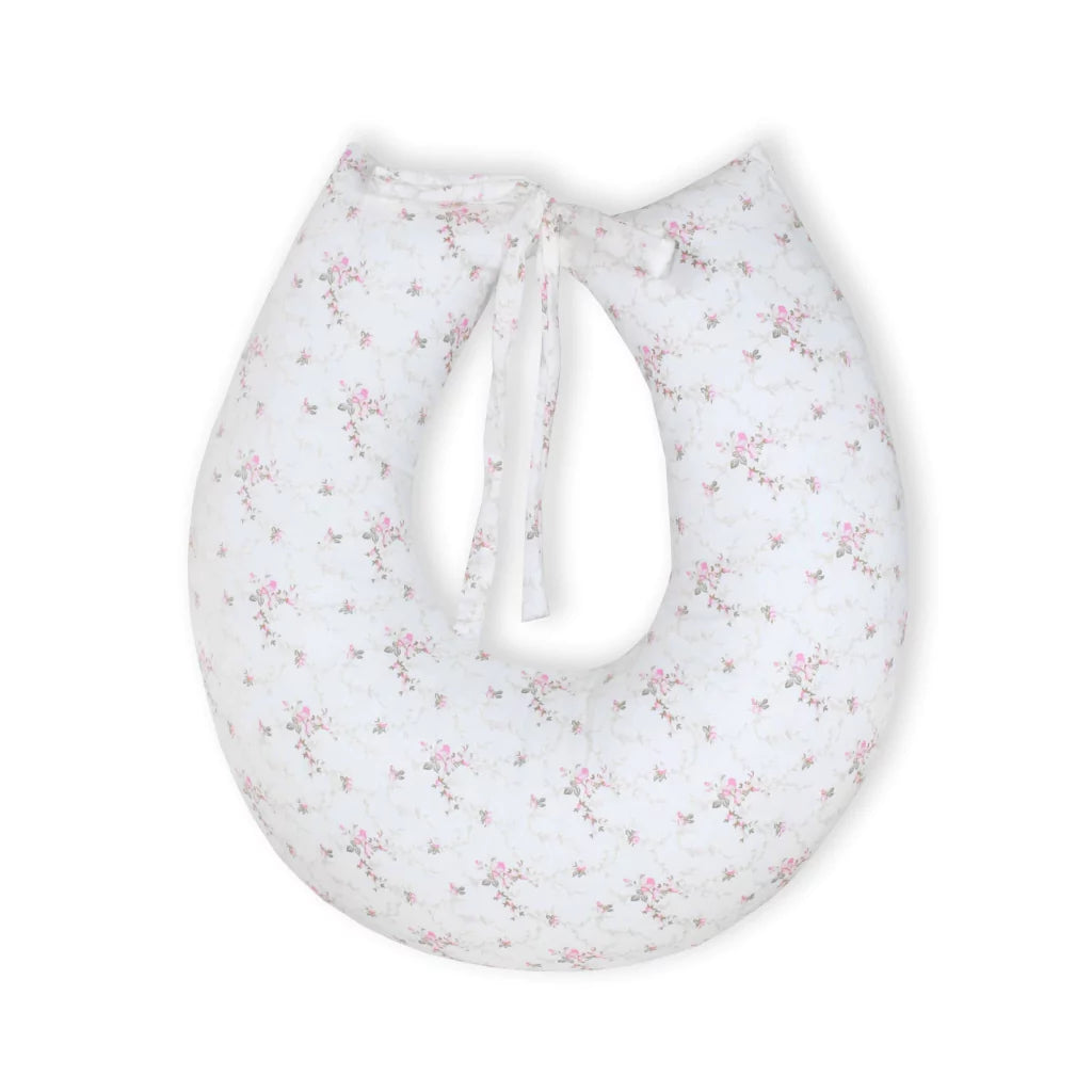 Almofada Amamentação Mt - Floral Rosa