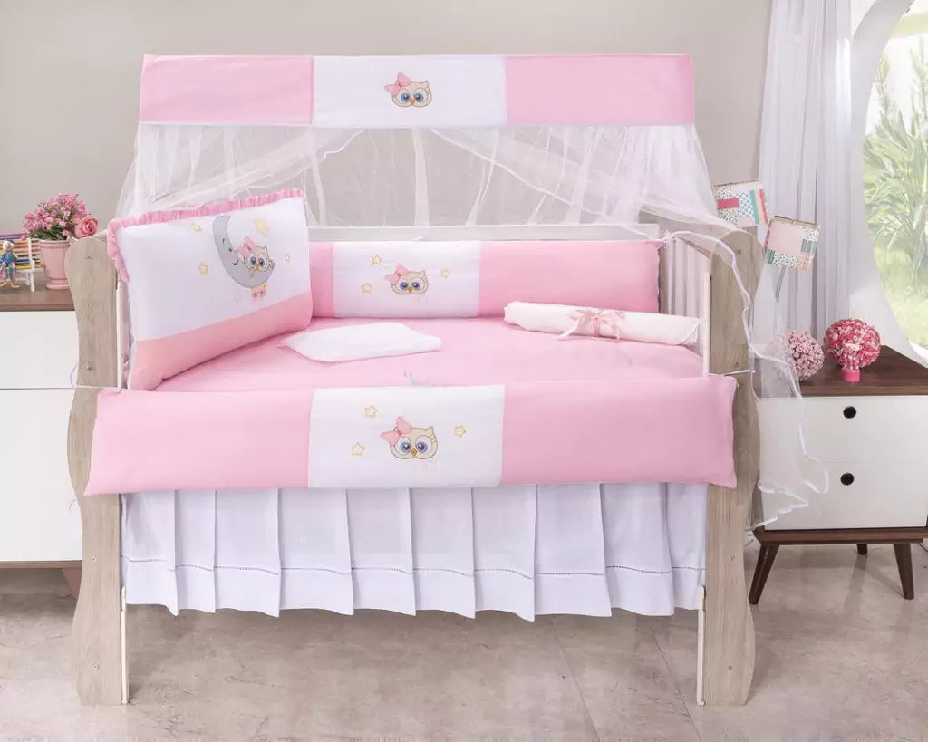 Kit De Berço Aconchego 10 Peças - Amiguinhas