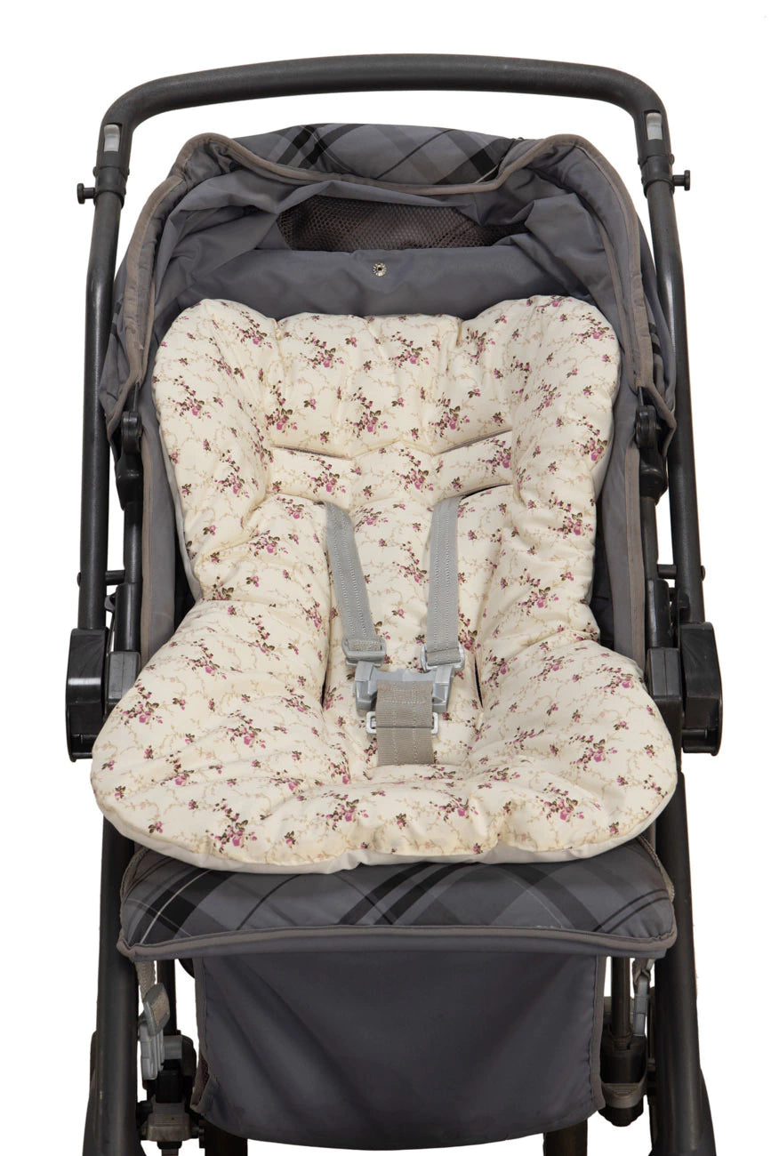 Capa De Carrinho - Floral Ferrugem