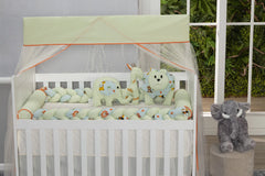 Kit Duo Trança Para Berço - Safari Laranja