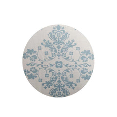 COLCHONETE PORTÁTIL C/ MOSQUETEIRO - PROVENÇAL AZUL FUNDO BRANCO