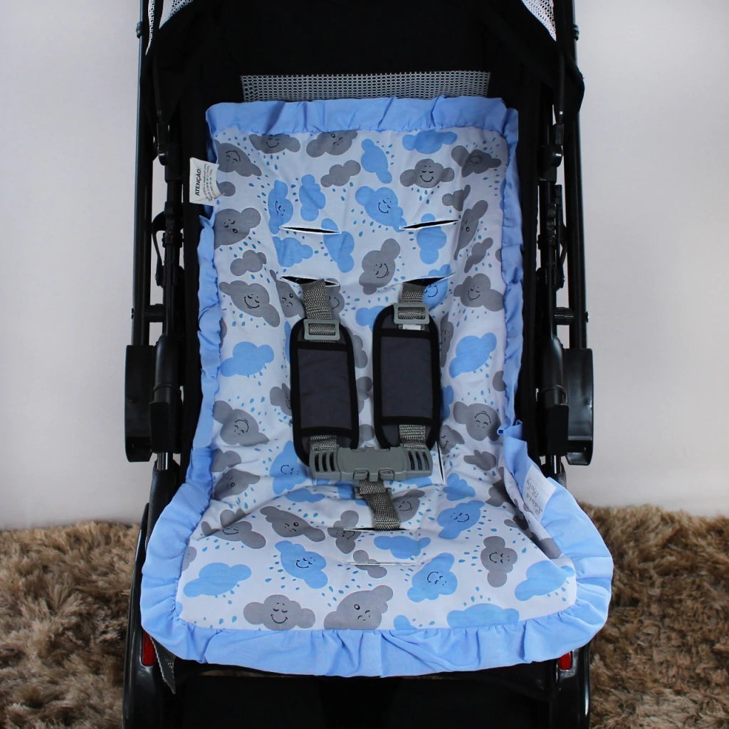 Capa De Carrinho Mt - Chuva De Benção Azul