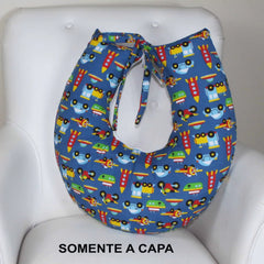 Capa De Almofada Amamentação Mt - Passeio Cobalto