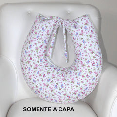 Capa De Almofada Amamentação Mt - Passarinho Rosa