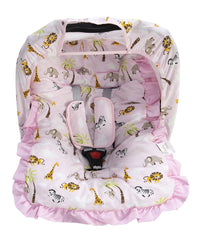 Kit Para Bebê Conforto - Floresta Rosa