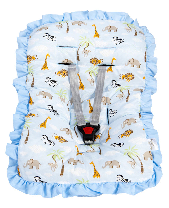 Capa De Bebê Conforto Mt - Floresta Azul