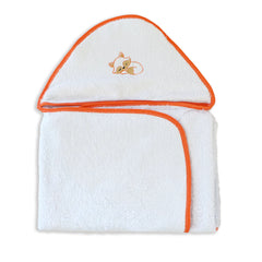 Toalha Com Capuz Bordado - Raposa