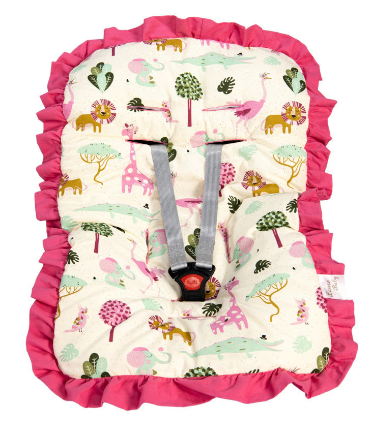 Capa De Bebê Conforto Mt - Girafa Pink