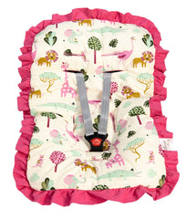 Capa De Bebê Conforto Mt - Girafa Pink