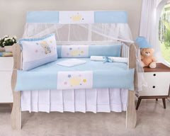 Kit De Berço Aconchego 10 Peças - Urso Estrela