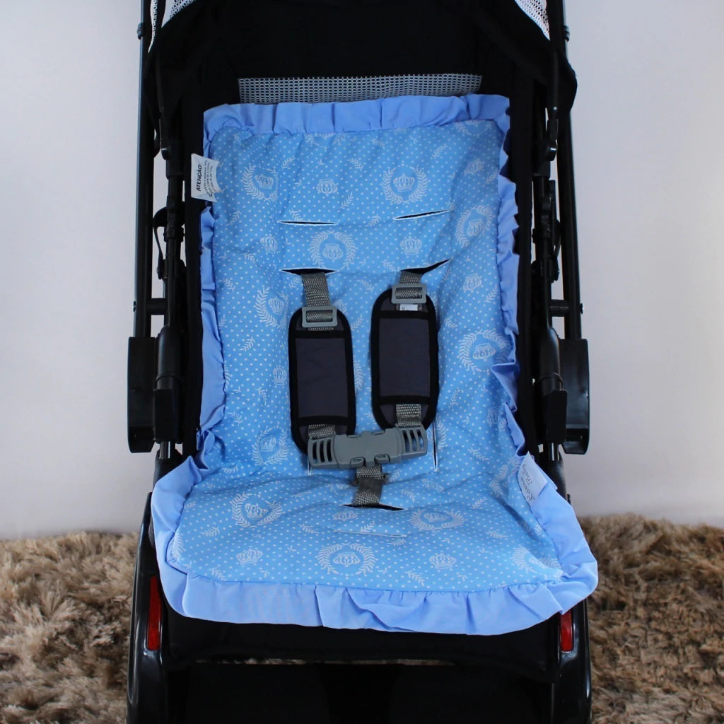 Capa De Carrinho Mt - Nobreza Azul Bebê