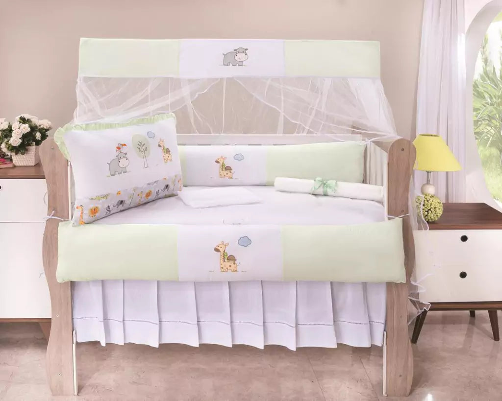 Kit De Berço Aconchego 10 Peças - Savana