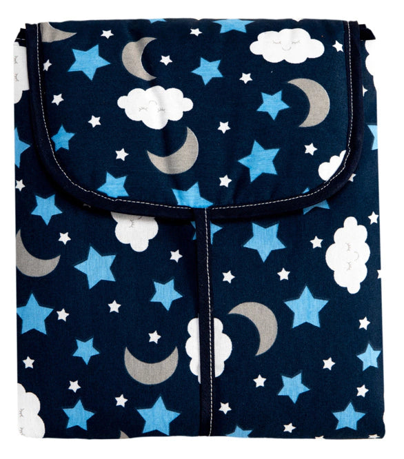 Trocador Portátil C/ Bolsos Internos - Soninho Marinho