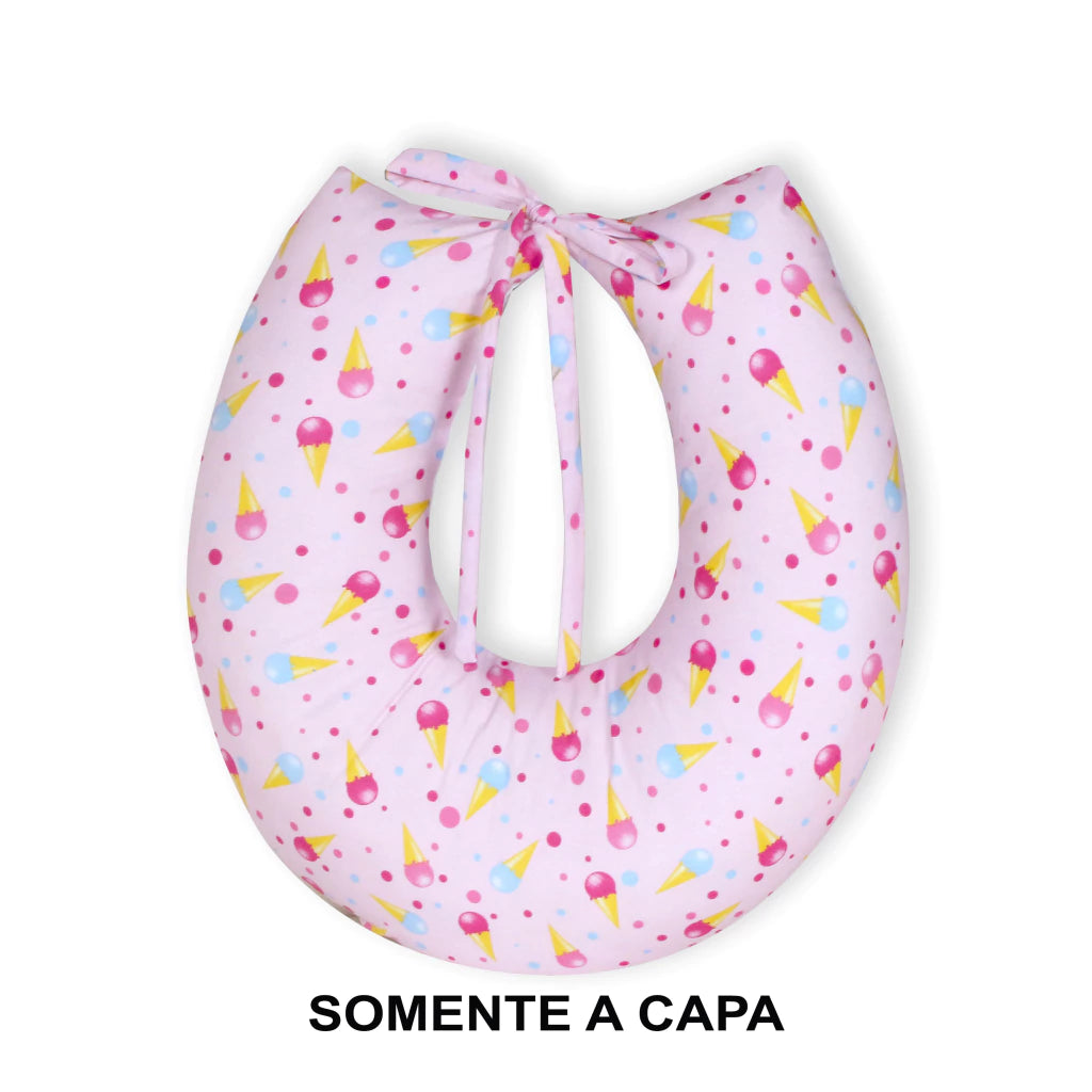 Capa De Almofada Amamentação Mt - Sorvetinho