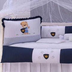 KIT BERÇO AMERICANO ACONCHEGO 100% ALGODÃO PEQUENO GUERREIRO