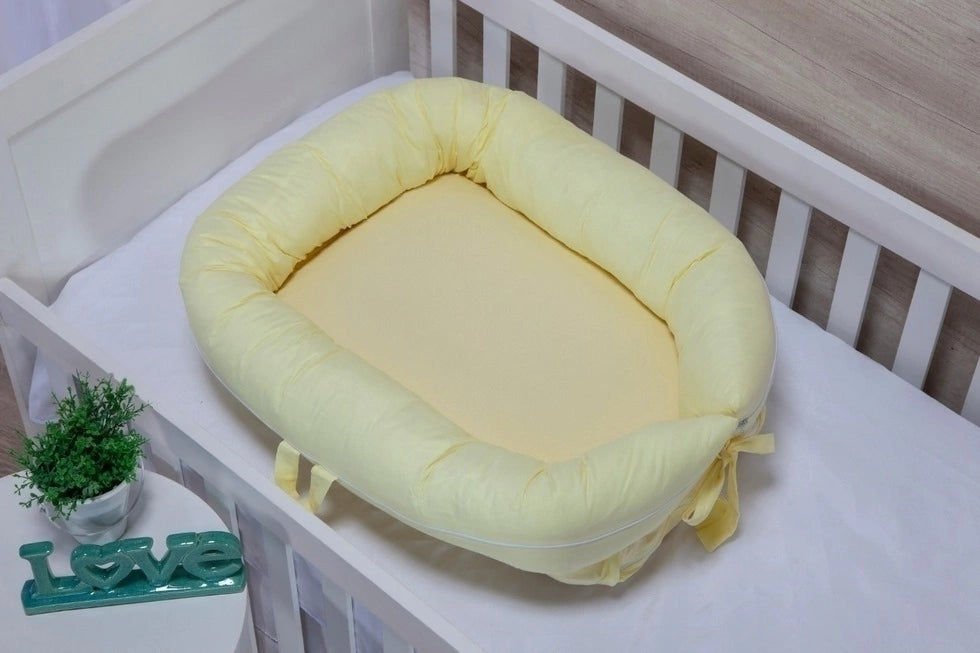 Ninho redutor 100% algodão algodão - amarelo