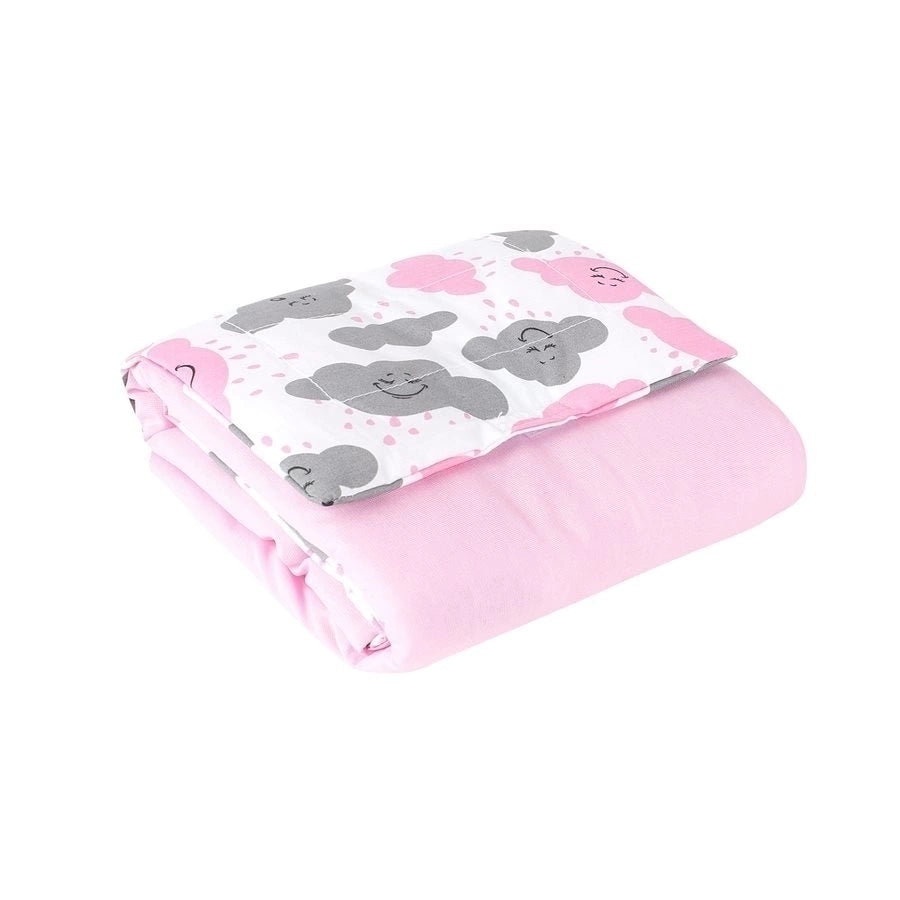 Trocador portátil plastificado - arco íris rosa