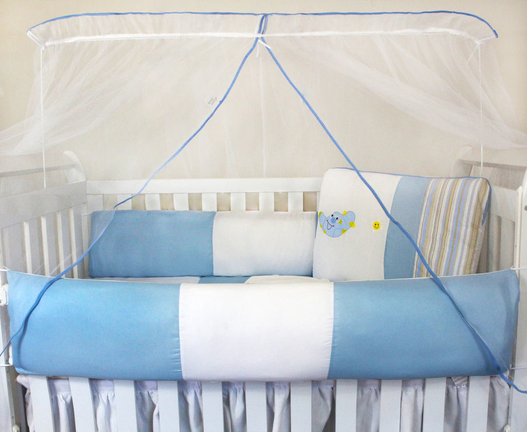 KIT KIDS COM MOSQUITEIRO COMUM 07 PEÇAS - AVIÃO