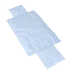 Trocador portátil plastificado - azul bebê
