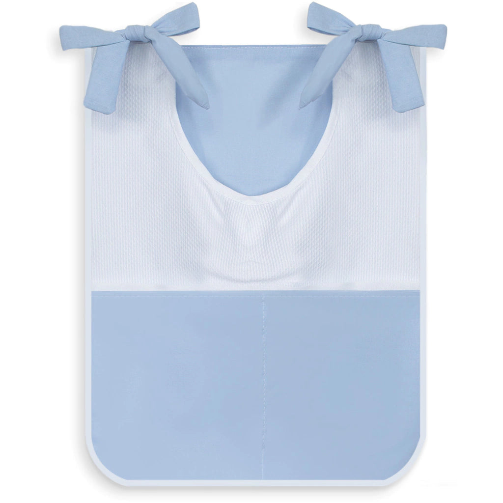 PORTA TRECO INDIVIDUAL - AZUL COM BRANCO