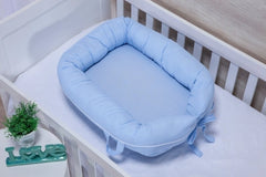 Ninho redutor 100% algodão algodão - azul