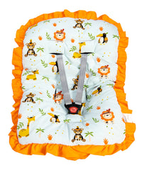 Capa De Bebê Conforto Mt - Safari Laranja