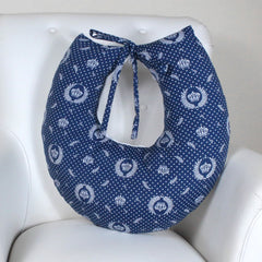 Almofada Amamentação Mt - Nobreza Marinho Com Branco